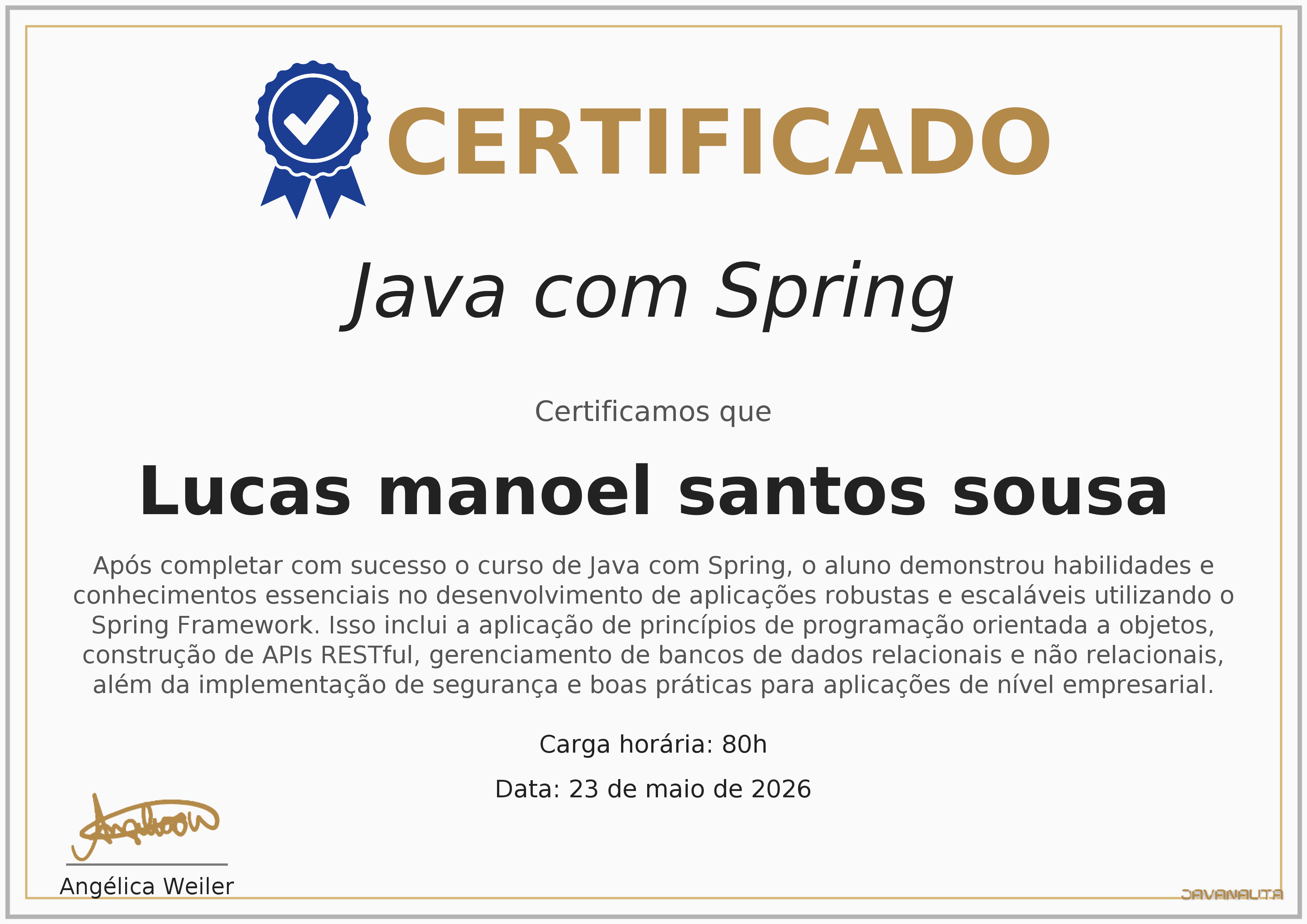 Lucas Manoel - Java Software Engineer | Backend Developer | Spring Boot ...