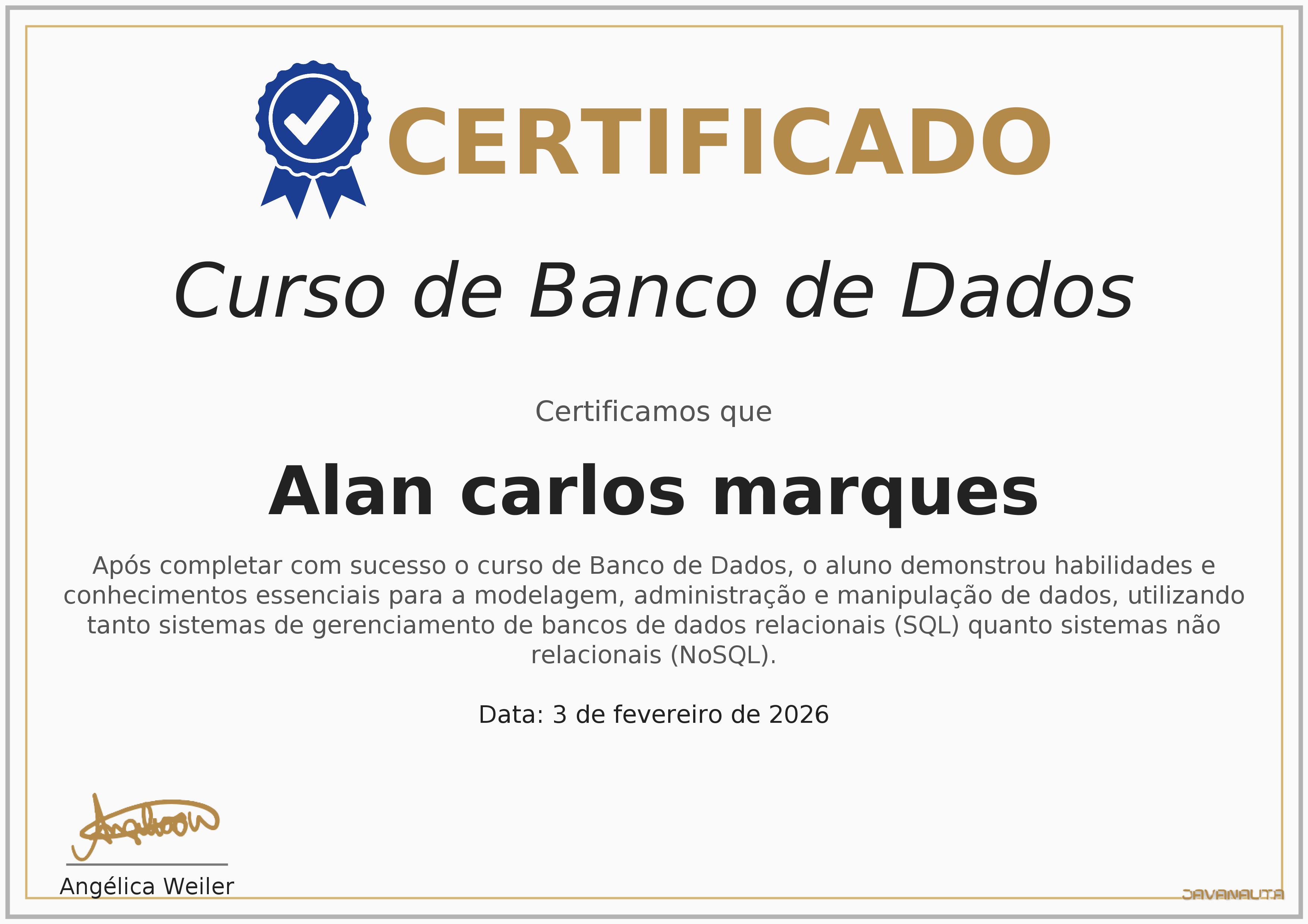 Alan Marques - Desenvolvedor Back End | Java | Python | Spring boot ...