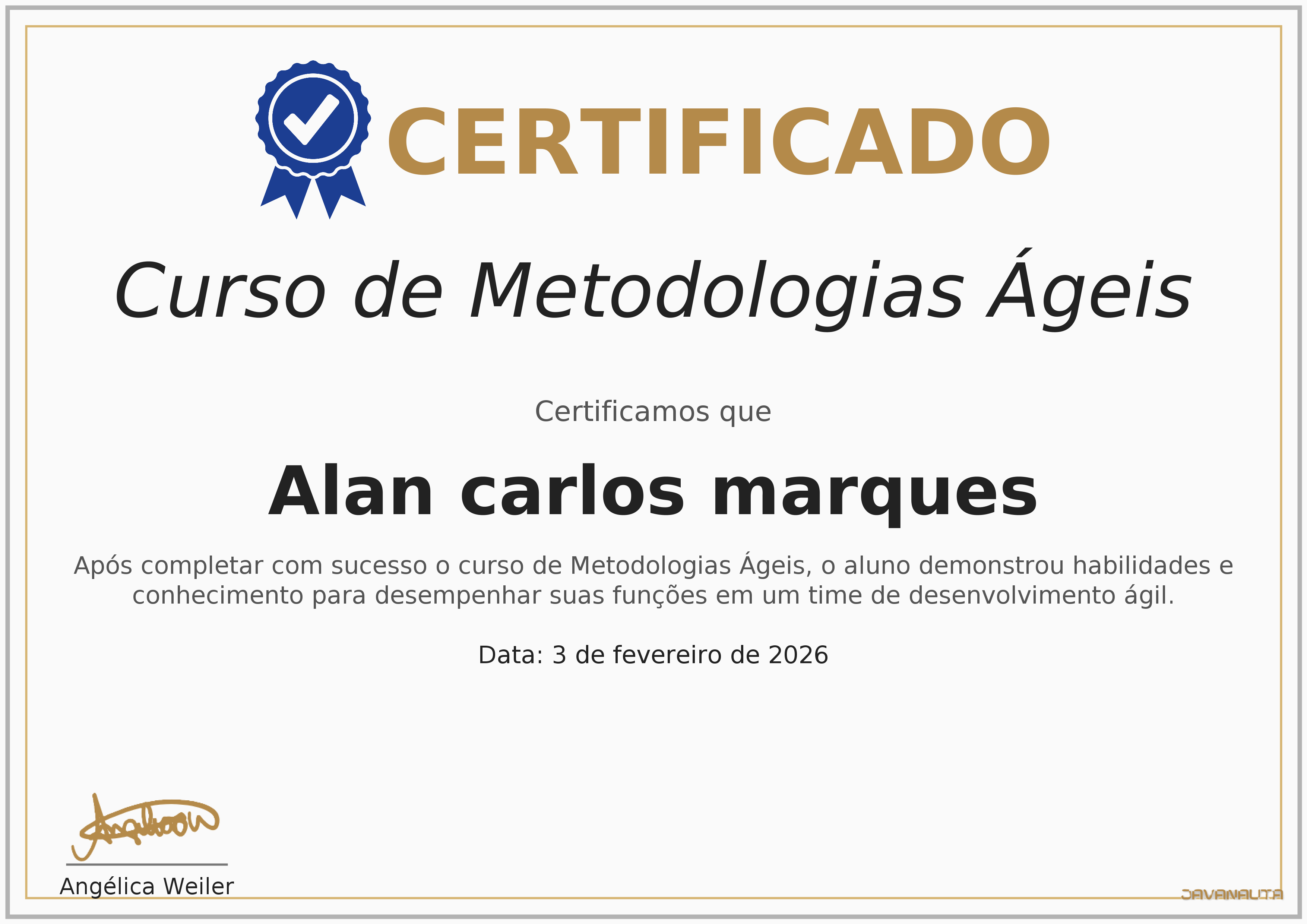 Alan Marques - Desenvolvedor Back End | Java | Python | Spring boot ...