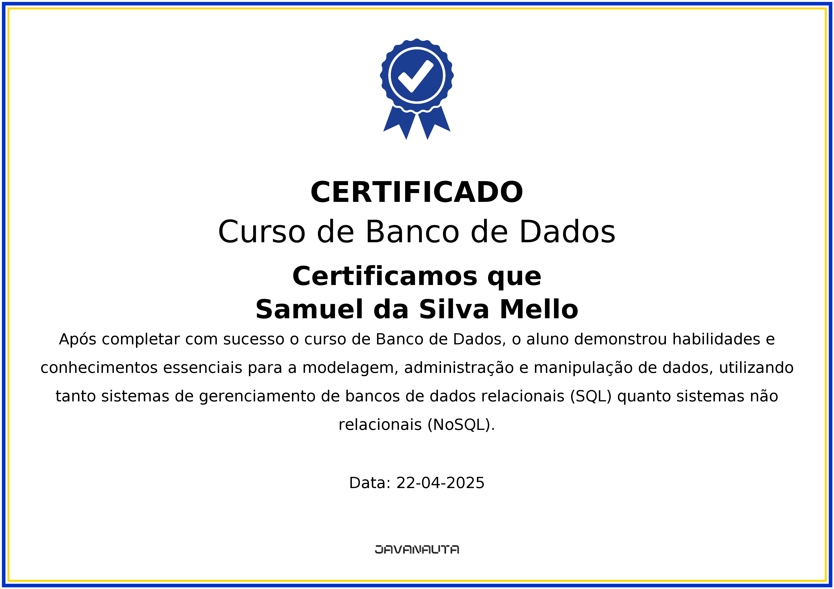 Samuel Mello - Back End Developer | Java | Spring Boot | SQL | NoSQL ...